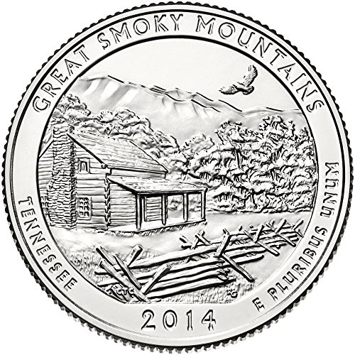 2014 America The Beautiful 2014 Silver Proof Smokey Mountains (1/4) Good US Mint