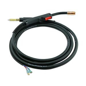 weldingcity 100-amp 10-ft air-cooled mig welding gun torch stinger replacement for hobart h-10 (195957) and h100s2-10 (245924)