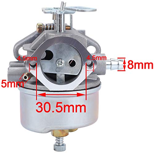 Hipa 632334 632334A Carburetor for Tecumseh HMSK80 HM100 HM70 HM80 HMSK90 HM100 HMSK100 OHSK110 OHSK120 OHSK125 7hp 8hp 9hp Snow Blower Snowthrower King Engine