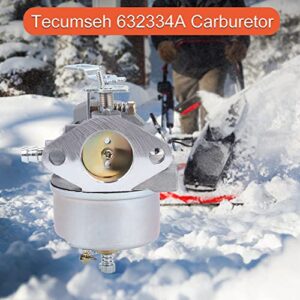 Hipa 632334 632334A Carburetor for Tecumseh HMSK80 HM100 HM70 HM80 HMSK90 HM100 HMSK100 OHSK110 OHSK120 OHSK125 7hp 8hp 9hp Snow Blower Snowthrower King Engine