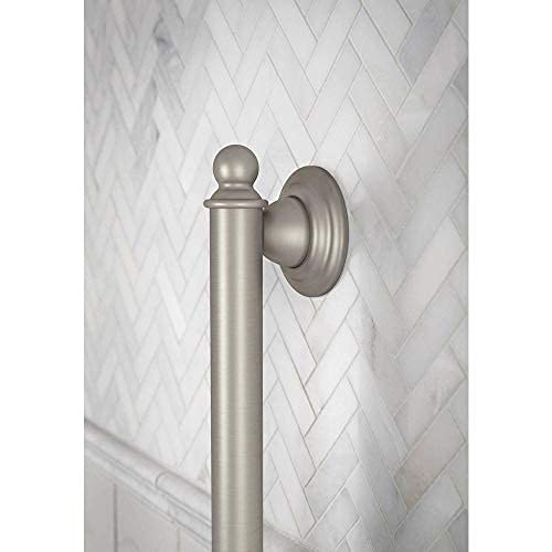 Moen YG2224BN Brantford Safety 24-Inch Stainless Steel Traditional Bathroom Grab Bar, Brushed Nickel