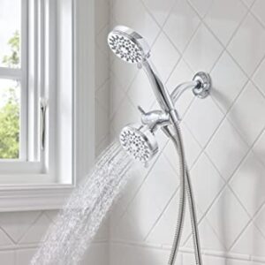 Moen 20016 Ignite Dual Hand Held And Multi Function Shower Head Combo Package With Hose And Diverter, Chrome, 3.75"