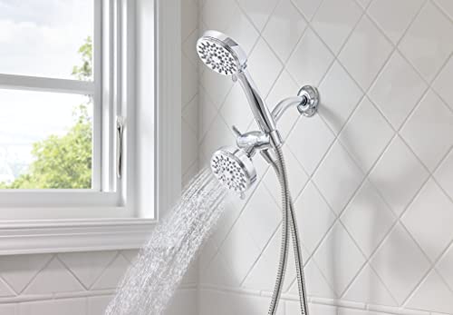 Moen 20016 Ignite Dual Hand Held And Multi Function Shower Head Combo Package With Hose And Diverter, Chrome, 3.75"