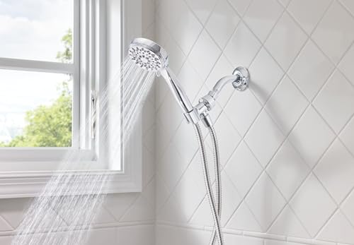 Moen 20016 Ignite Dual Hand Held And Multi Function Shower Head Combo Package With Hose And Diverter, Chrome, 3.75"