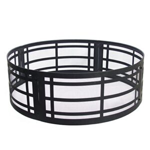 ghp group pleasant hearth ofw169fr-1 36" classic fire ring, 36.00 x 36.00 x 12.00 inches, black