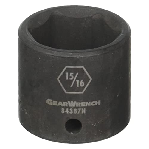 GEARWRENCH 3/8" Drive Standard Impact SAE Socket 15/16", 6 Point - 84387N