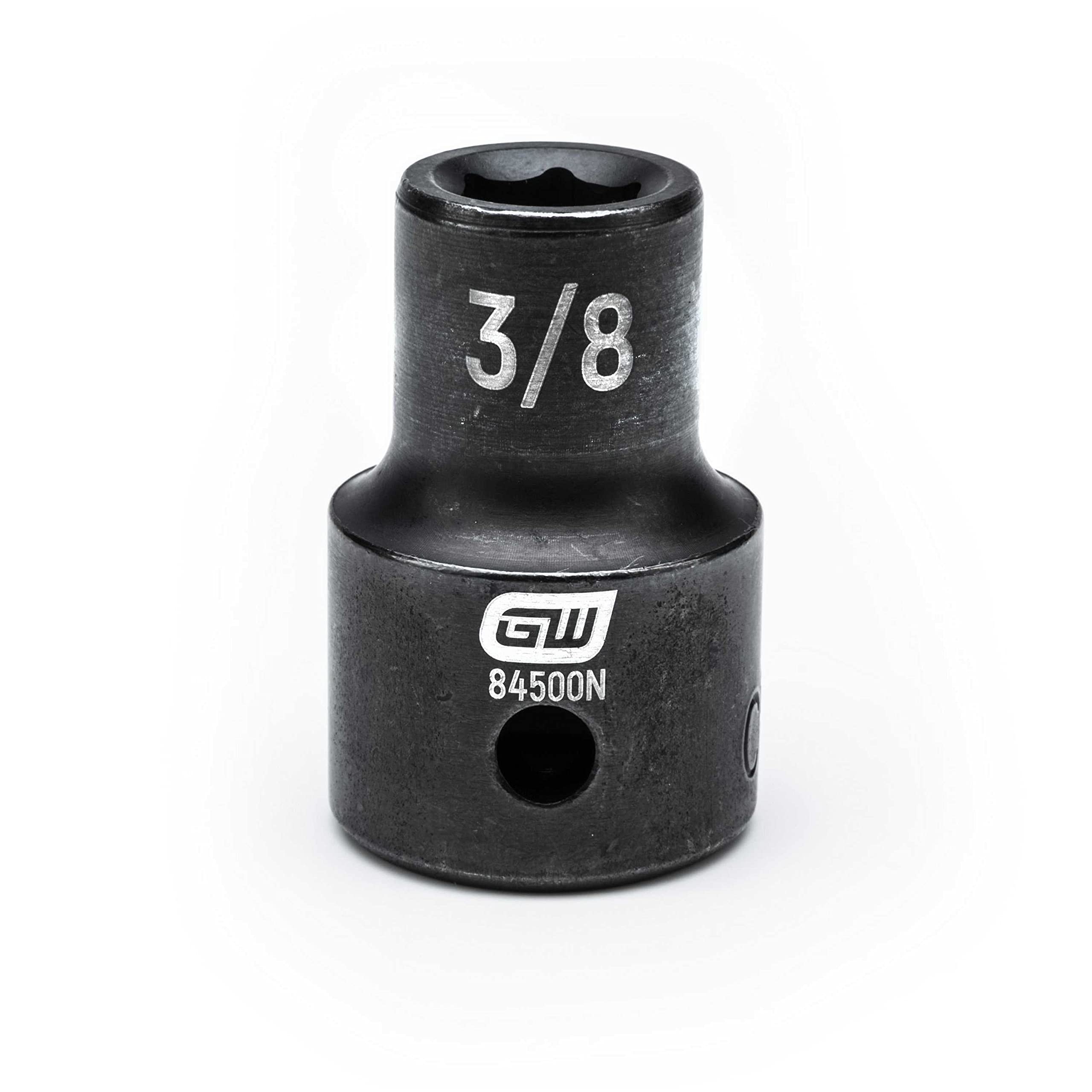 GEARWRENCH 39 Pc. 1/2" Drive 6 Pt. Impact Socket Set, Standard & Deep, SAE - 84947N, Black
