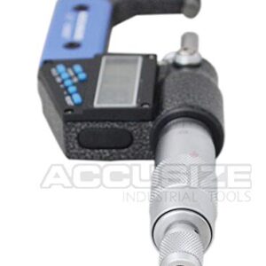 Accusize Industrial Tools 1-2''/25-50 mm by 0.00005''/0.001 mm 7-Key Electronic Digital Micrometer, Water Proof, Ac21-2022