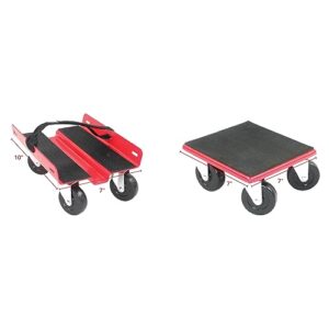 Extreme Max 5800.2000 Economy Snowmobile Dolly System - Red