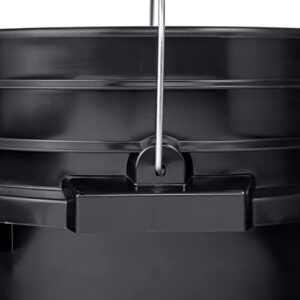 Hudson Exchange 7 Gallon HDPE Bucket, Black, (2030)