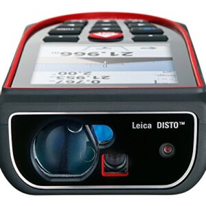 Leica DISTO S910 Pro Pack 984ft Range Laser Distance Measurer Pro Kit, Point to Point Measuring, Hard Case, TRI70 Tripod, FTA360S Adapter, Red/Black