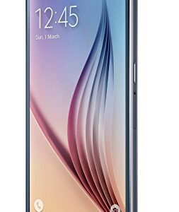 Samsung G920F Galaxy S6 Unlocked Smartphone GSM 4G LTE Octa-Core International Version, No Warranty - Sapphire Black