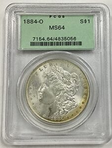 1884 o morgan dollar pcgs ms64