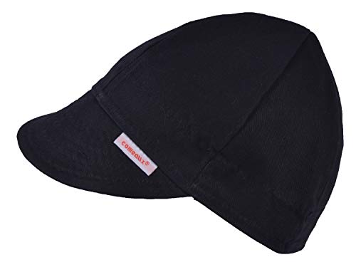 Comeaux Caps Reversible Welding Cap Solid Black 6-7/8