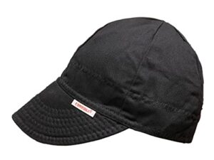 comeaux caps reversible welding cap solid black 7 1/4