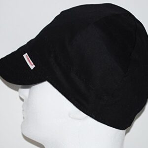 Comeaux Caps Reversible Welding Cap Solid Black 7 1/2
