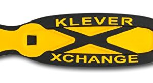 6/Pack Deluxe Klever X-Change Safety Cutter - Dual-Sided, Yellow