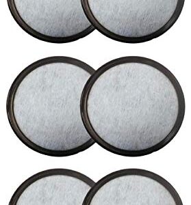 NISPIRA 6-Replacement Charcoal Water Filters for Mr. Coffee Machines