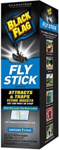 black flag fly stick insect trap(2pack)