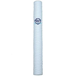 KleenWater String Wound Water Filter Cartridges, 2.5 x 20 Inch, 5 Micron, Made in USA, Pack of 6