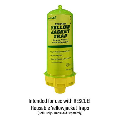 RESCUE! Yellowjacket Attractant – for RESCUE! Reusable Yellowjacket Traps – 4 Week Supply - 18 Pack