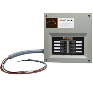 generac 6852 home link upgradeable transfer switch kit: power your home with confidence, 30 amp, multi