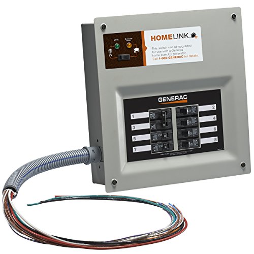 Generac 6852 Home Link Upgradeable Transfer Switch Kit: Power Your Home with Confidence, 30 Amp, Multi