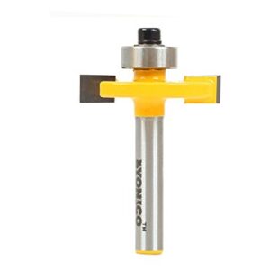 YONICO Slot Cutter Router Bit 1/4-Inch Height X 3/8-Inch Depth 1/4-Inch Shank 14184q