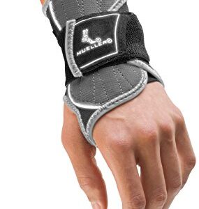 Mueller Sports Medicine Hg80 Premium Wrist Brace, For Men and Women, Black/Gray, S/M