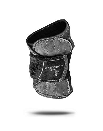 Mueller Sports Medicine Hg80 Premium Wrist Brace, For Men and Women, Black/Gray, S/M