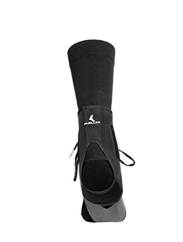 Mueller Sports Medicine AFT3 Ankle Brace for Men and Women-Perfect for Running, Basketball, and Volleyball, Black, Medium