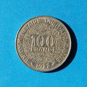 West Africa 100 Francs 1977 Coin #2