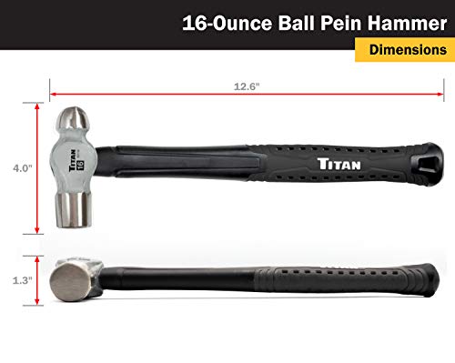 Titan - 16 Oz. Ball Pein Hammer (63316)