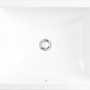 KOHLER 20000-0 Caxton Rectangle Undermount Bathroom Sink, 20-1/4" W x 15-11/16" L, White