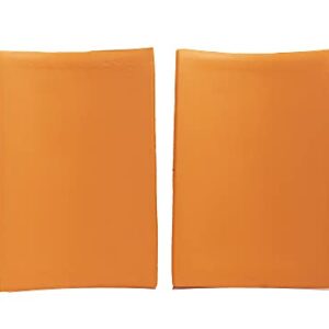 TSE Safety TSE-PPKS TSE-PRO Heavy Duty Padding Pocket Knee Savers with Extra Thick Foam Cushion, Soft Inner Liner, Adjustable One Size, Hi-Viz Orange