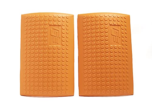 TSE Safety TSE-PPKS TSE-PRO Heavy Duty Padding Pocket Knee Savers with Extra Thick Foam Cushion, Soft Inner Liner, Adjustable One Size, Hi-Viz Orange