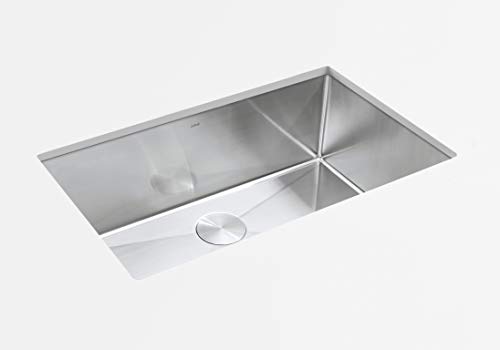 Modena Undermount Kitchen Sink Set, 16-Gauge Stainless Steel (32-Inch Single Bowl)