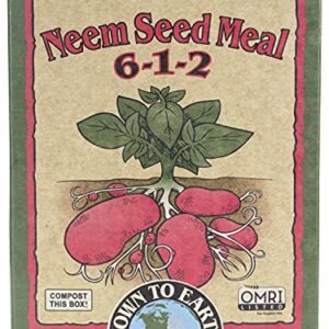 Down to Earth Organic Neem Seed Meal Fertilizer Mix 6-1-2, 5 lb