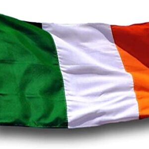 US Flag Factory 3x5 FT Ireland Irish Flag (Sewn Stripes) Outdoor SolarMax Nylon - Made in America - Premium Quality