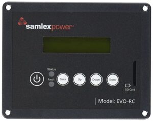 samlex america samlex solar evo-rc remote control for evolution series inverter/charger