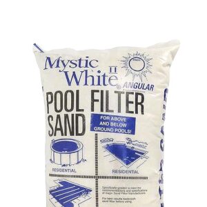 Mystic White II Swimming Pool Filter Sand - 50lb Bag