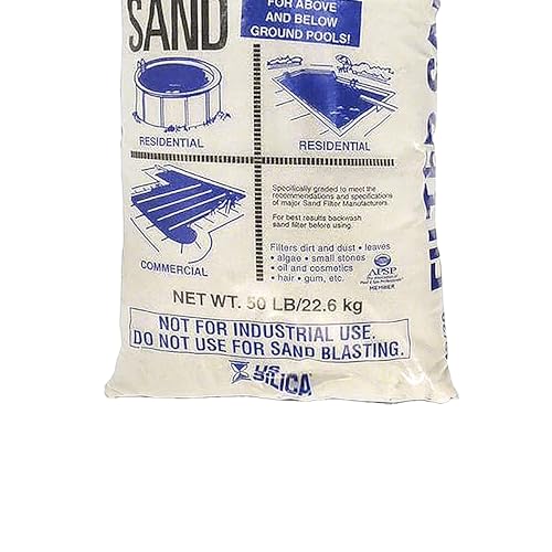 Mystic White II Swimming Pool Filter Sand - 50lb Bag