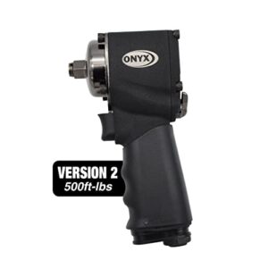 astro pneumatic tool 1822 onyx 1/2" nano impact wrench v2 - 500ft/lb