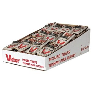 victor m154 metal pedal trap, pack of 72, red