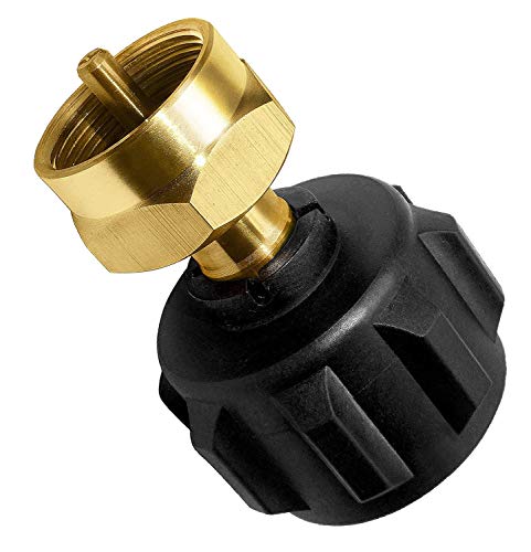 DOZYANT Propane Refill Adapter, LP Gas Cylinder Tank Coupler - Fits QCC1 / Type1 Propane Tank and 1 lb Throwaway Disposable Cylinder Propane Bottle Connector