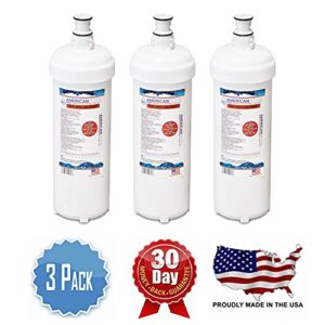 3 Pack AFC Brand, water filter, Model # AFC-APH-104-9000S, Compatible with Cuno (R) HF20-MS Filter