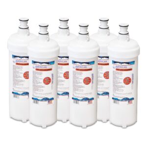 6 pack afc brand, water filter, model # afc-aph-104-9000s, compatible with cuno (r) hf25-s filter