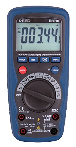 REED R5010 True RMS Waterproof Digital Multimeter