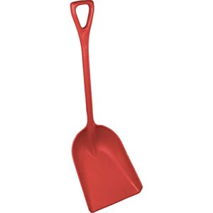 remco 69824 seamless hygienic shovel - bpa-free, food-safe, commercial grade kitchen and gardening accessories, 14", red