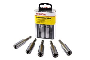 toolpro eye lag driver (5 pack) in interlocking storage box